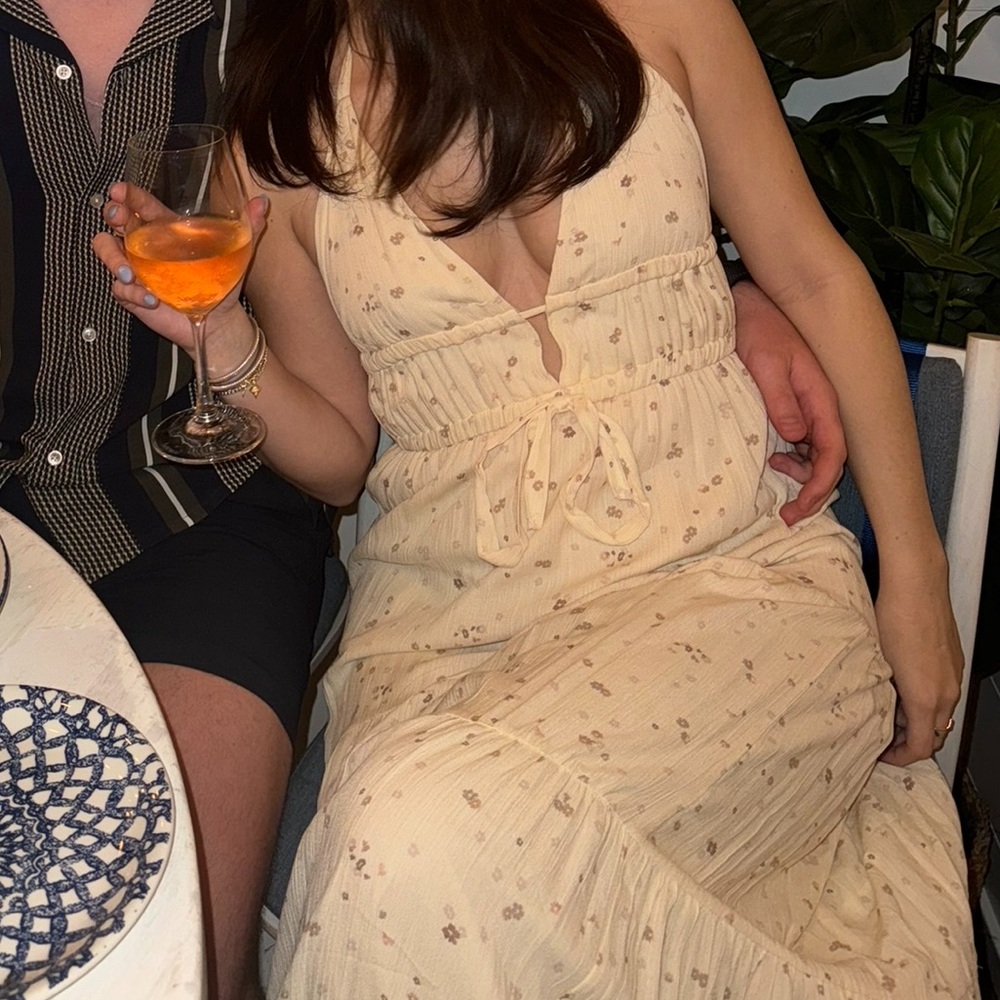 Floral maxi dress size Small